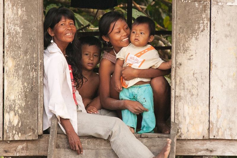 Famille en Amazonie - Brésil