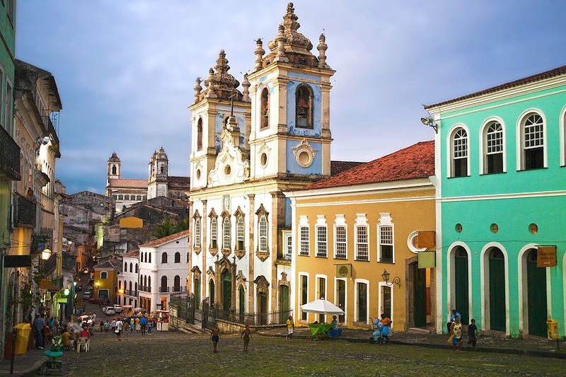 L'église Nossa Senhora do Rosario dos Pretos - Salvador de Bahia - Brésil