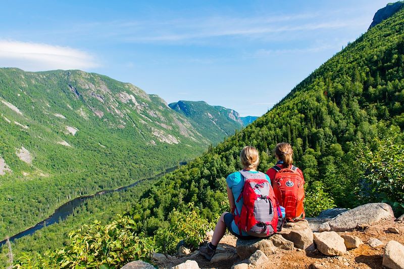 Randonnée dans le Parc des Hautes-Gorges - Québec - Canada