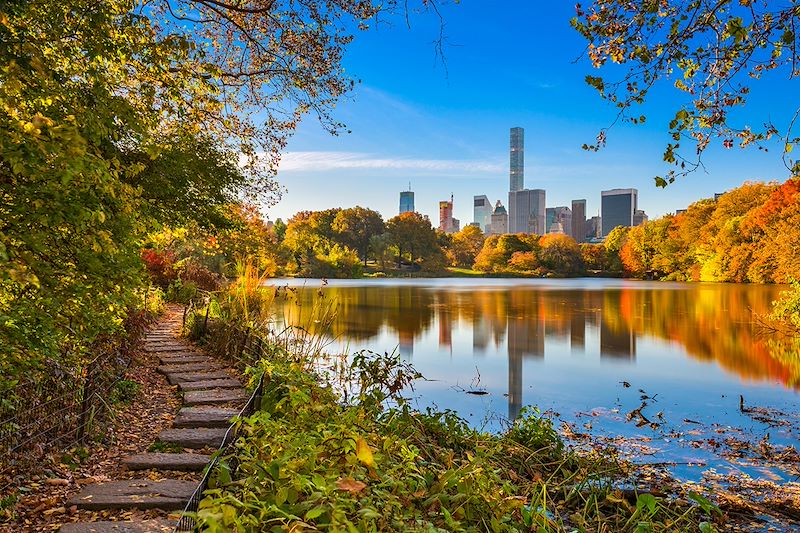 Central Park en automne - New-York - États-Unis