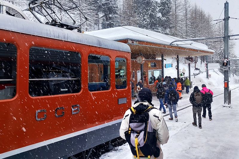 Train à crémaillère Gornergrat Bahn - Suisse