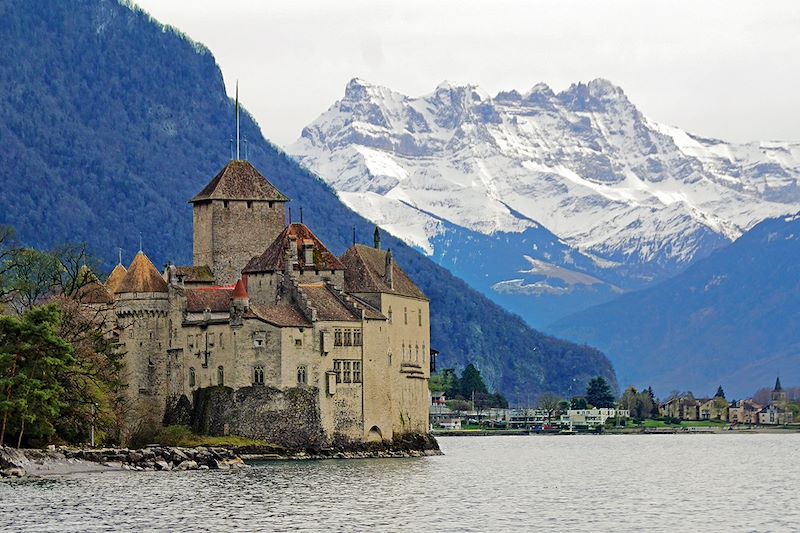 Château de Chillon à Veytaux - Canton de Vaud - Suisse