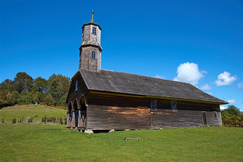 Eglise en bois dans la région de Chiloé - Chili