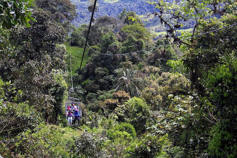 Téléphérique à Mindo, la vallée tropicale - Equateur