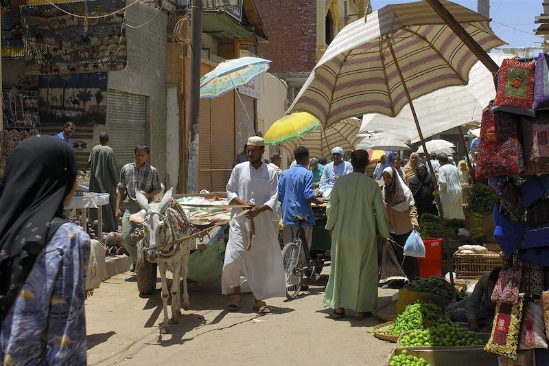 Marché à Assouan - Vallée du Nil - Egypte