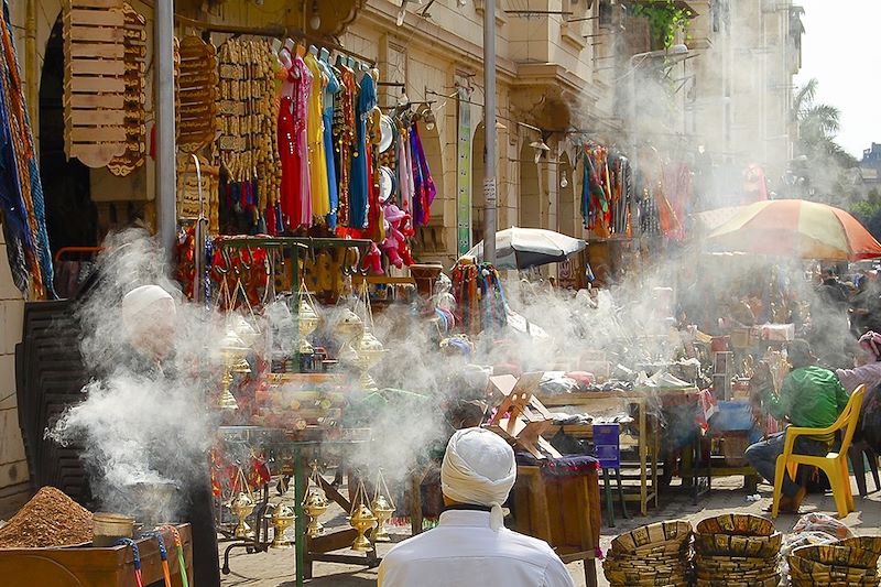 Marché dans les rues du Caire - Égypte