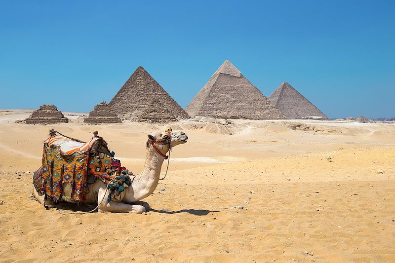 Les pyramides de Gizeh - Égypte