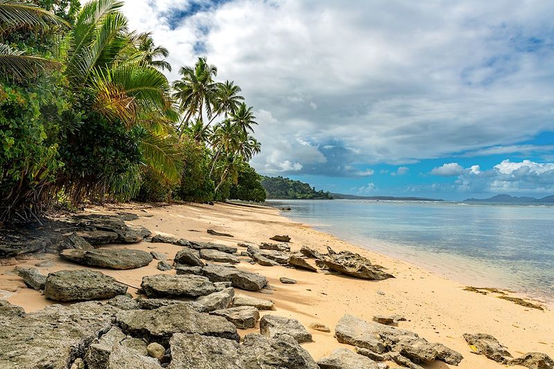 Plage dans le parc national de Bouma - Île Taveuni - Îles Fidji