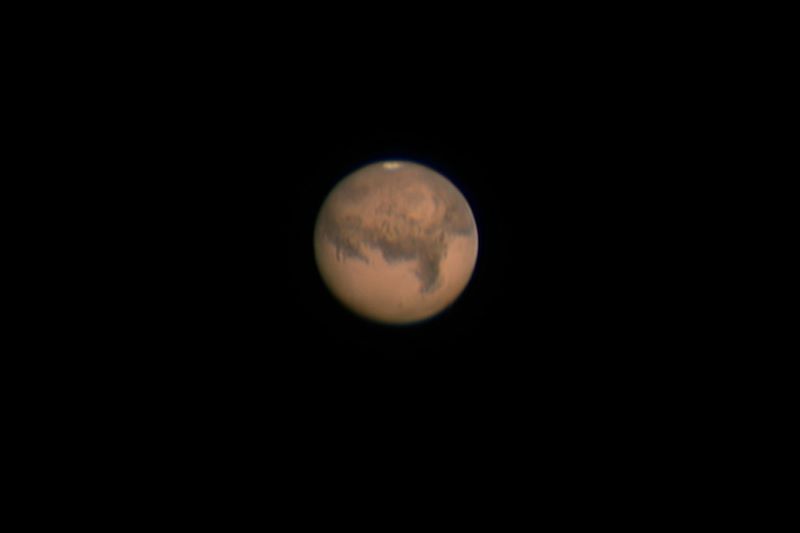 Observation de Mars au T305 depuis l'Ubaye - France