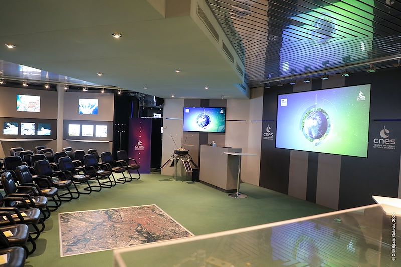 Salle de l'Espace au Centre spatial de Toulouse - France