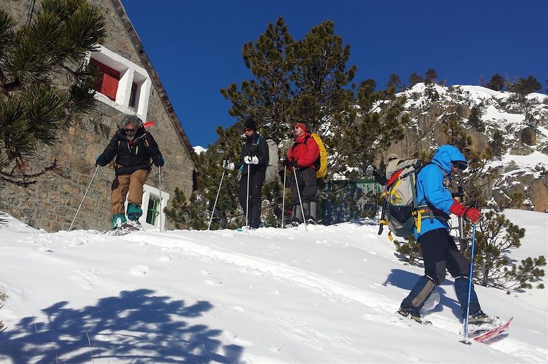 Aventure en raquettes au cœur des Pyrénées catalanes