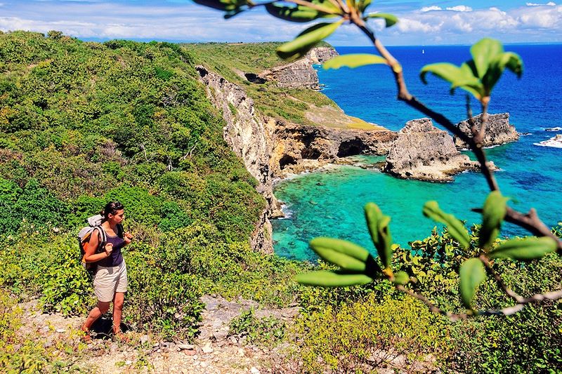 Randonnée et baignade dans l'archipel Papillon des Caraïbes version longue: Les Saintes, Marie-Galante, La Désirade