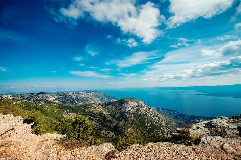 Voyage en Dalmatie du sud et randonnées à travers les îles de Brac, Hvar, Korcula et Mljet.