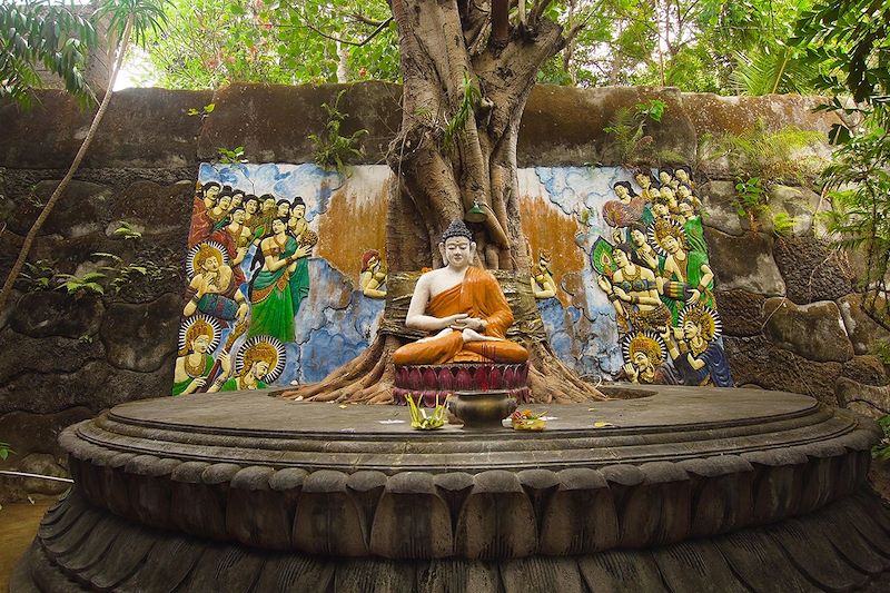 Statue de bouddha au temple Brahmavihara-Arama - Bali - Indonésie