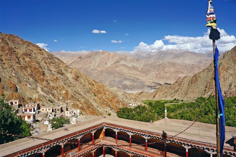 Vue du monastère Hemis - Ladakh - Inde