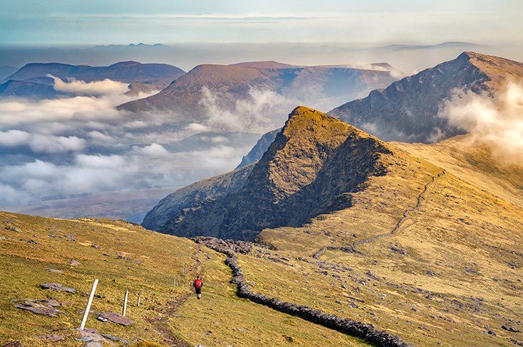 Ascension des plus beaux sommets Irlandais, pour de sublimes randonnées dans les régions du Wicklow et du Kerry !