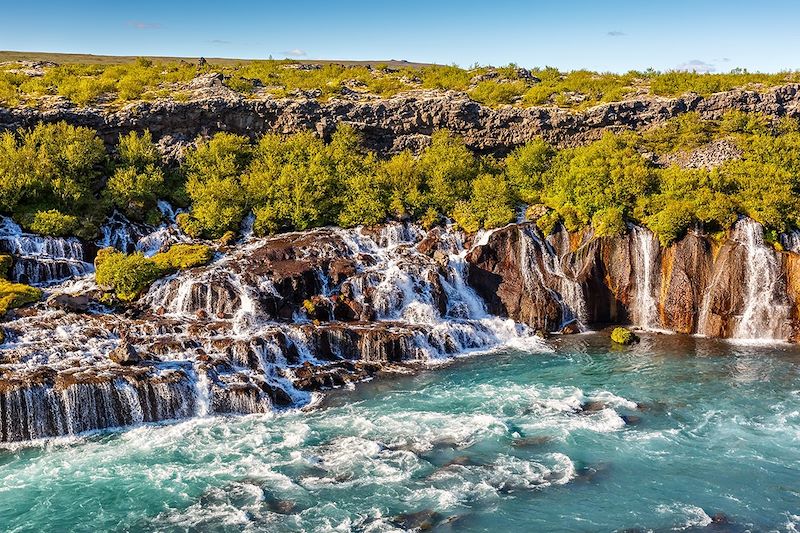 Hraunfossar - Vesturland - Islande