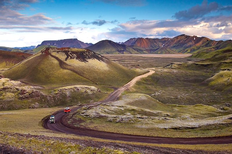 Autotour en van 4x4 en Islande à la découverte de la côte sud via Landmannalaugar, le Cercle d'or, Skaftafell et Jökulsárlón