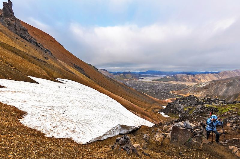 Randonnée à Landmannalaugar et Þórsmörk : Découvrez les incontournables de la côte sud en bivouac - Hekla, Torfajökull, Bláhnúkur