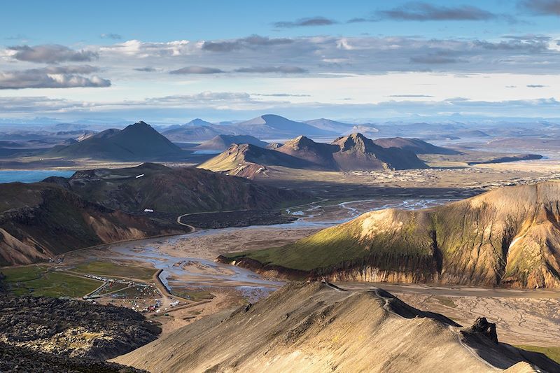 Randonnée à Landmannalaugar et Þórsmörk : Découvrez les incontournables de la côte sud en bivouac - Hekla, Torfajökull, Bláhnúkur