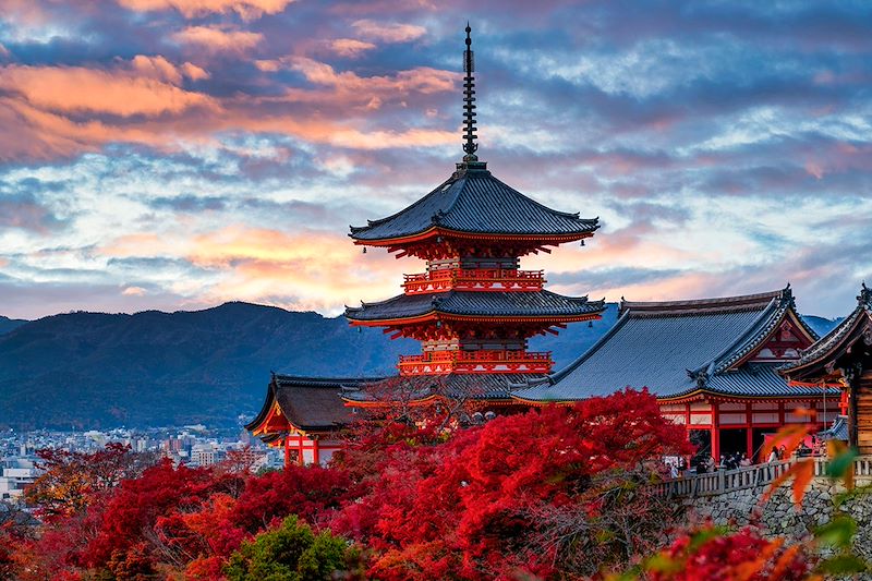 Pagode Sanjunoto du Temple Kiyomizu-dera - Kyoto - Japon 