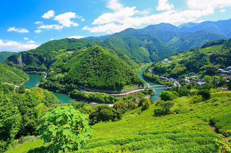 Voyage en campervan dans la campagne Japonaise en plein cœur de l’île de Shikoku. 