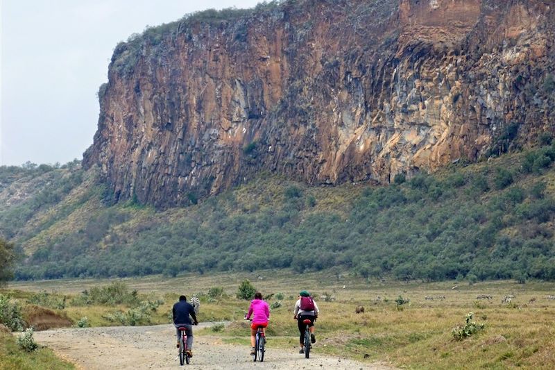 En vélo Hells Gate National Park - Lac Naivasha - Kenya