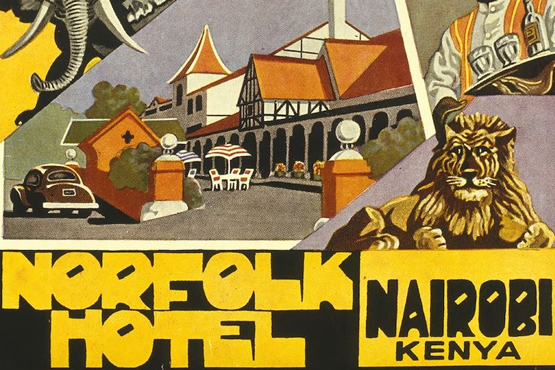 Affiche du Norfolk Hotel à Nairobi - Kenya