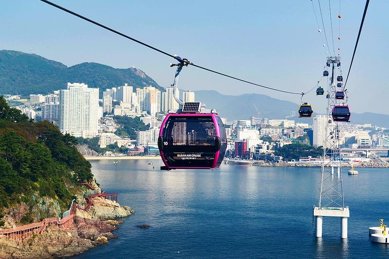 Téléphérique à Busan - Corée du Sud