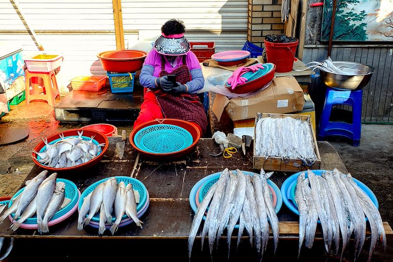 Découverte de la gastronomie coréenne et visite des incontournables, de Séoul à Busan en passant par Gyeongju et Andong