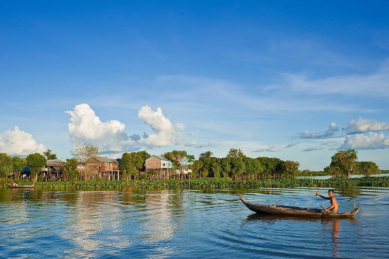 Le village flottant de Chong Kos - Province de Kampong Chhnang - Cambodge