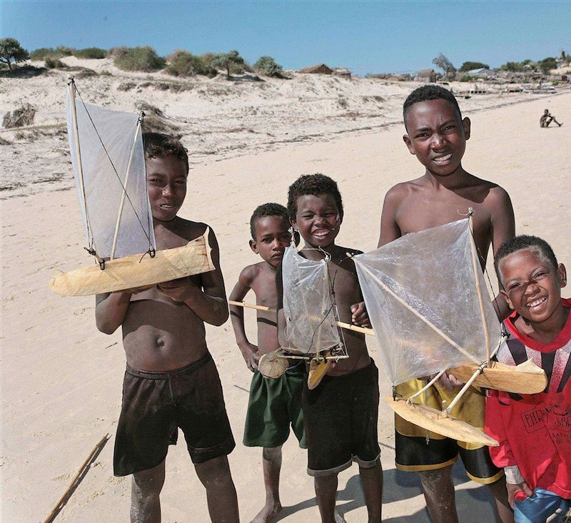 Sur la plage à Ifaty - Région Atsimo Andrefana - Madagascar