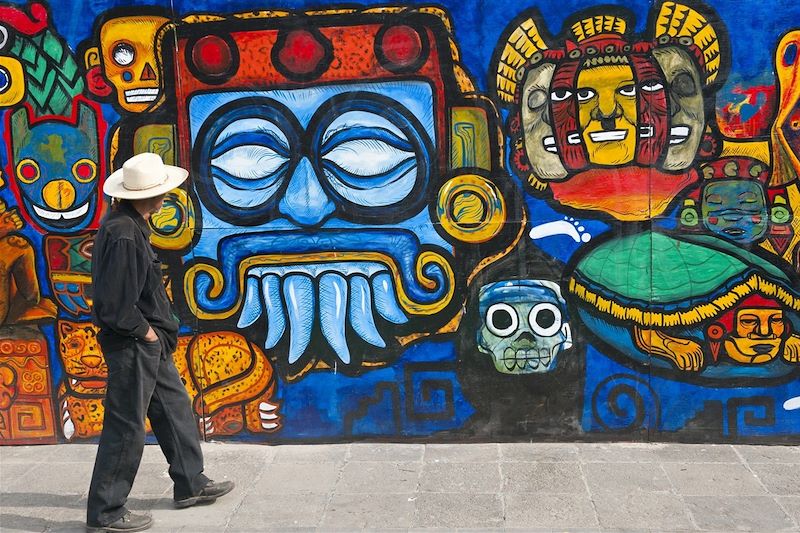 Dans les rues de Mexico - Mexique