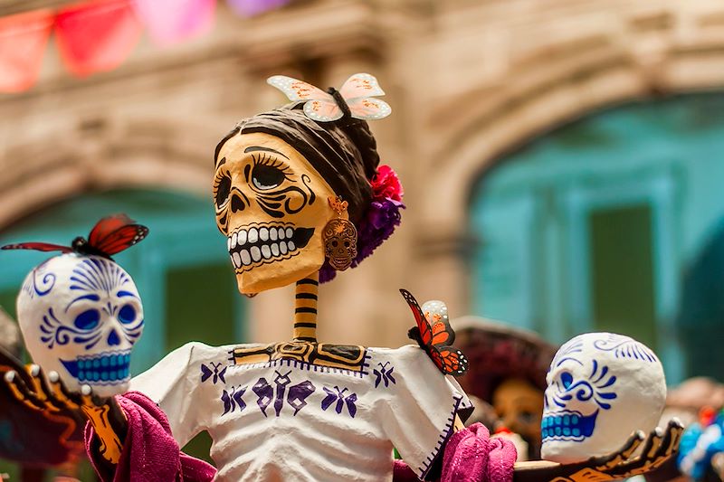 Découverte arty et traditionnelle de Mexico et sa région, sur les traces de F. Kahlo, dans l'effervescence de la Fête des Morts