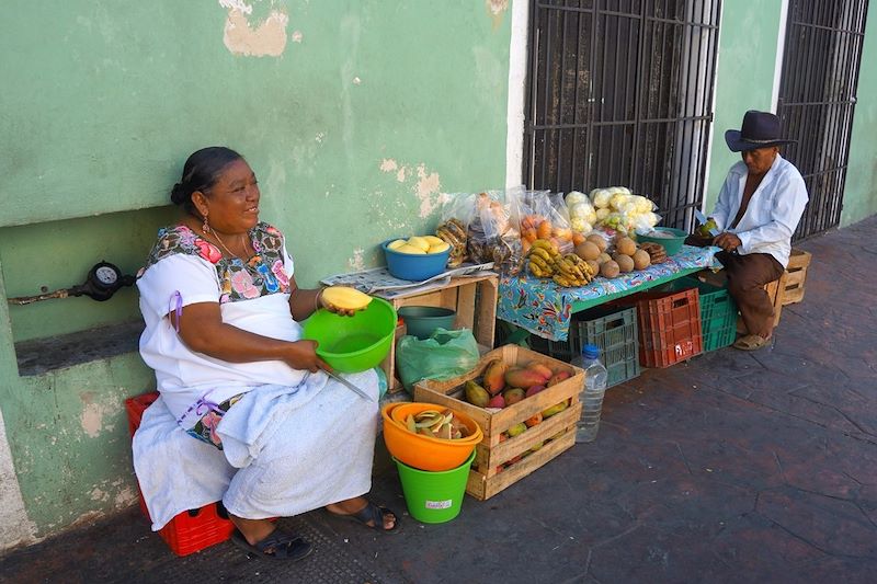 Dans les rues de Valladolid - Yucatán - Mexique
