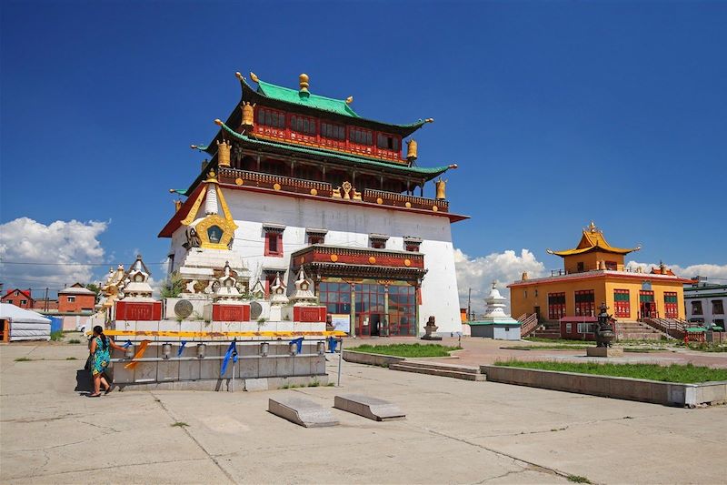 Monastère de Gandan - Oulan-Bator - Mongolie 