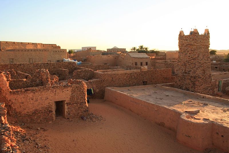 Ville de Chinguetti sur les plateaux de l'Adrar - Mauritanie