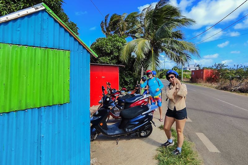 Rodrigues, paradis bleu en scooter électrique