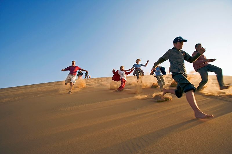 Voyage Famille Namibie: Les incontournables: croisière dauphins, safaris, désert, montagnes, peuple himba, centre des guépards...