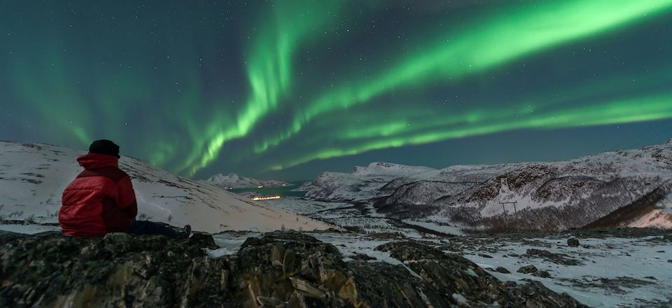 Observation des aurores boréales à Tromso et balades en raquettes dans le grand blanc.