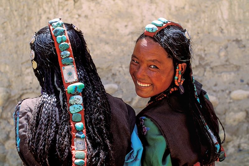 Rencontre à Lo-Manthang - District de Mustang - Népal