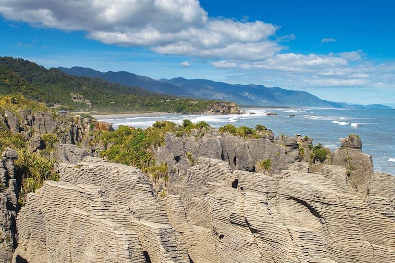 Pancake Rocks - Punakaiki - New Zealand, pancake rocks, punakaiki,