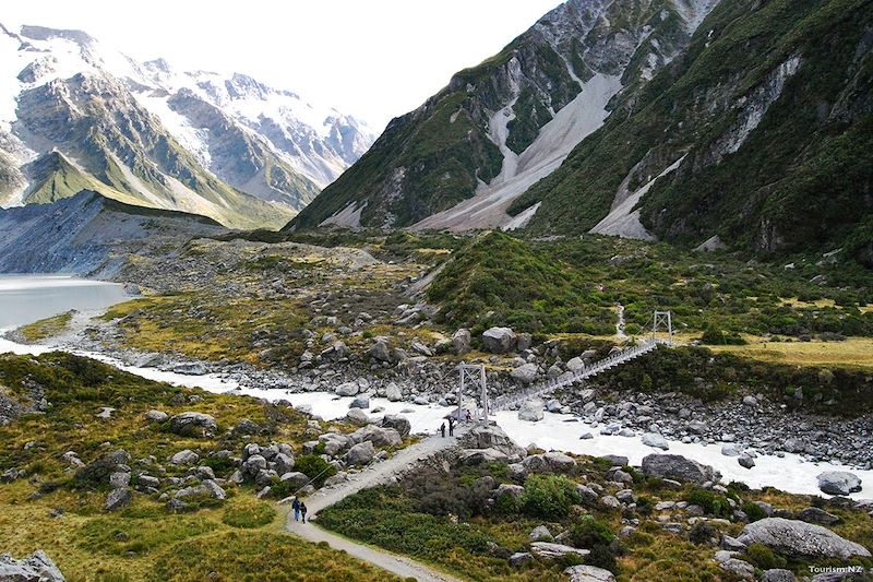 Vallée de Hooker - Mont Cook Aoraki - Nouvelle-Zélande 