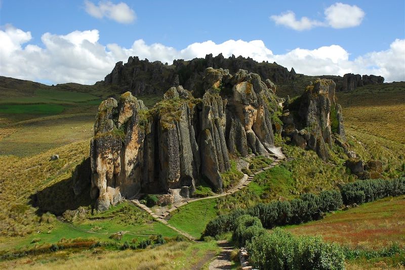 Vue d'ensemble des formations Cumbemayo - Cajamarca - Pérou