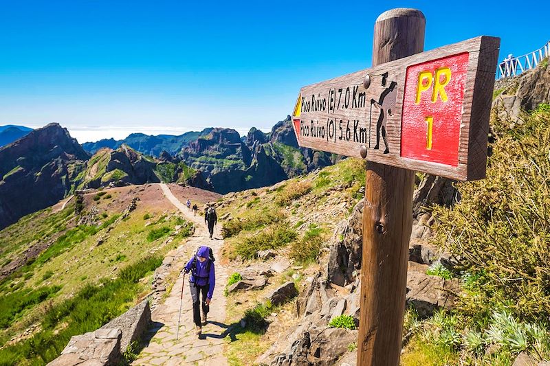 Randonnée entre les Pico Ruivo et Pico Arieiro - Madère - Portugal