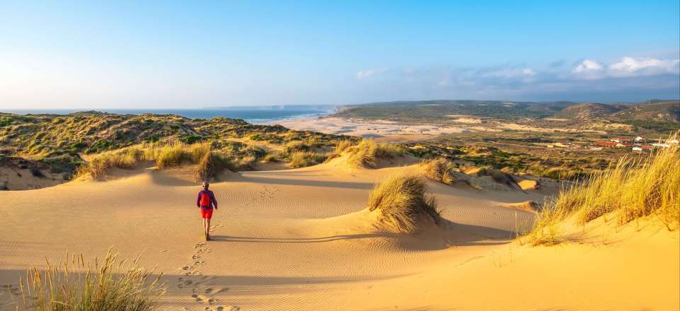 Randonnée en itinérance au Portugal entre terre et mer sur un chemin historique de l'Algarve