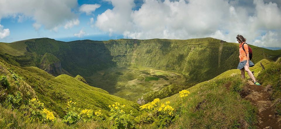 Découverte de 5 des 9 îles de l'archipel des Açores dont deux des plus marquantes : Flores et Corvo.