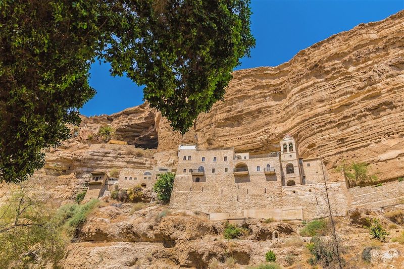 Le Monastère de Saint Georges - Wadi Qelt - Désert de Judée - Cisjordanie - Palestine