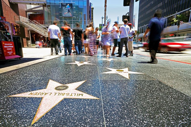 Walk of Fame, à Los Angeles - Californie - États-Unis