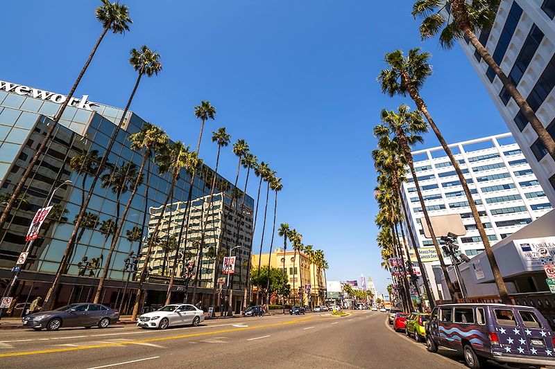 Hollywood Boulevard à Los Angeles - Californie - États-Unis